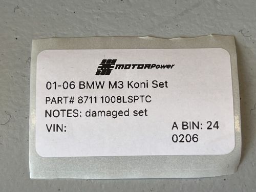 2001-2006 BMW M3 E46 TCKR Kline Racing Single Adjustable Coilover Kit "Broken"!!, US $599.00, image 14