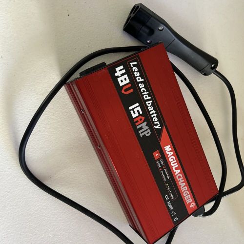 48 Volt 15 Amp Golf Cart Battery Charger EZGO RXV & TXT 3 pin Triangular Plug, US $69.95, image 2