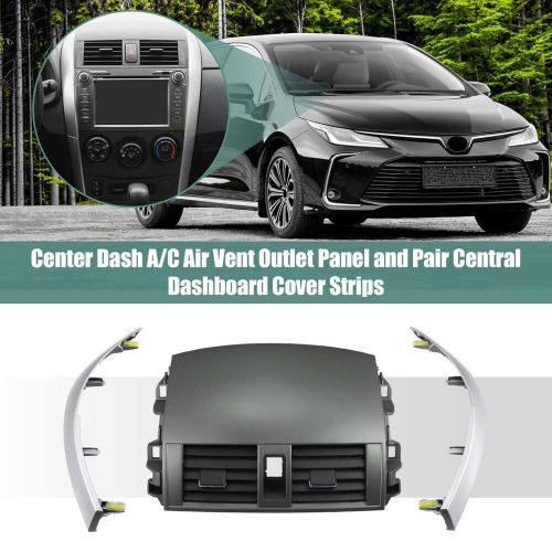 Center Dash A/C Outlet Air Vent Panel w/ Strip Trim For Toyota Corolla 2007-2013, US $78.99, image 20