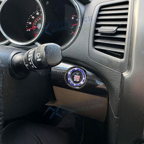 Crystal Glitter Auto Push to Start Button Circle Ring Accessories For Girl Women, US $8.98, image 5