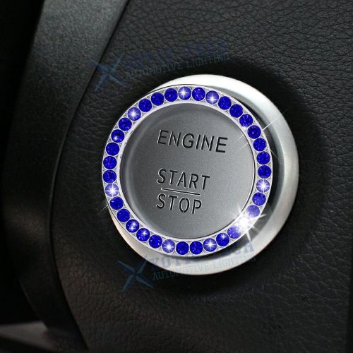 Crystal Glitter Auto Push to Start Button Circle Ring Accessories For Girl Women, US $8.98, image 6
