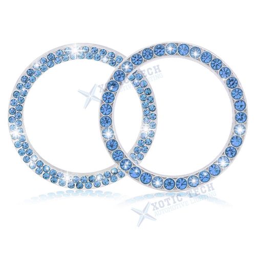 Crystal Glitter Auto Push to Start Button Circle Ring Accessories For Girl Women, US $8.98, image 19