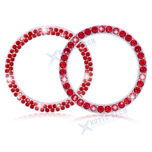 Crystal Glitter Auto Push to Start Button Circle Ring Accessories For Girl Women, US $8.98, image 20