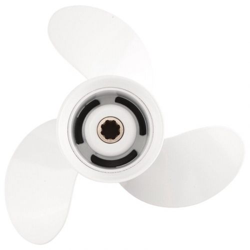 3X(9 1/4 X 9-J Aluminum Alloy 3 Blade Outboard Propeller for 9.9-15Hp S7I3), AU $159.69, image 2