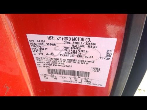 Passenger Front Window Regulator Super Cab Fits 04-08 FORD F150 PICKUP 586286, US $73.00, image 4