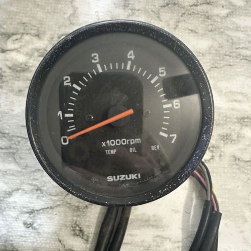 Suzuki RPM Multi Gauge P/N S7-0446-001 with Warning Lights Temp Oil Over Rev, US $41.99, image 5