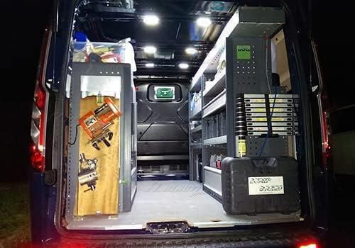 2x interior led dome light cargo area for 2015-2024 ford transit 150 250 350 van