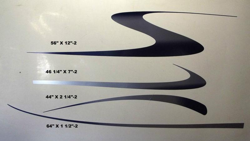 8 new boat rv marine car trailer graphic motorhome decal kit