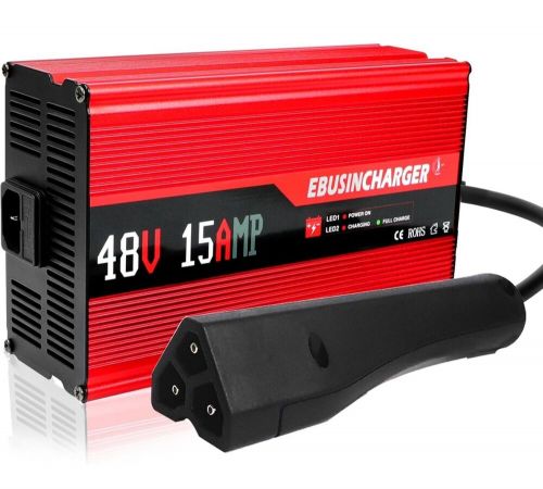Ebusin 48 Volt Golf Cart Battery Charger for Club Car 3-Pin 15 Amp, US $115.00, image 4