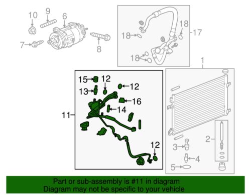 Genuine GM Air Conditioning Compressor Hose Assembly 84429951, US $128.61, image 5