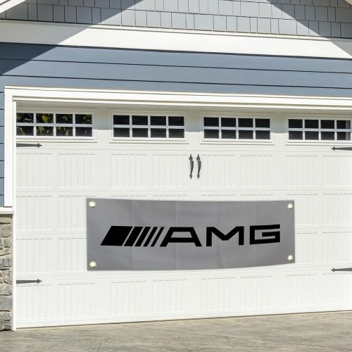 AMG Flag Banner 1.5x5 ft Racing Motorsports 100D Polyester Indoor Outdoor Decor, US $19.95, image 4