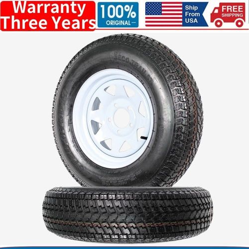 2-Pack Trailer Tire Rim ST205/75D14 14 in Load Range C 5 Lug Spoke Wheel 1760 LB, US $169.99, image 7