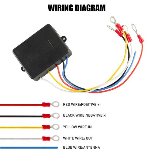 Wireless Winch Remote Control Kit Switch Handset for Car ATV SUV UTV Truck DC12V, US $19.99, image 2