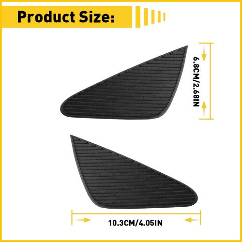 2pcs for lexus is250 is350 is 2006-08 front light fog cover lamp black cap trim