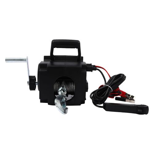 Portable Electric Winch 2000LB Remote Towing Hitch Truck Trailer Boat 300W 12V, US $90.01, image 10