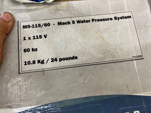 MACH 5 HEADHUNTER WATER PRESSURE SYSTEM 115 V 10 AMPS 1000W 60HZ, US $497.95, image 9