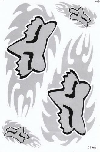 Gp_9sta22 sticker decal motorcycle car bike racing tattoo moto motocross truck