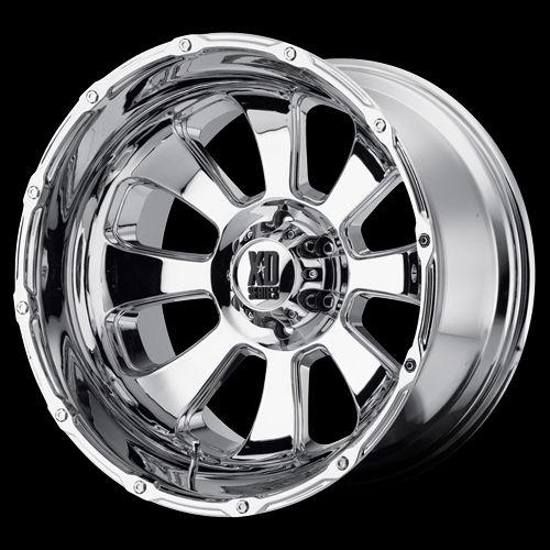 20" inch 2500 1/3 1 ton e350 kmc xd 799 chrome 20" wheels rims