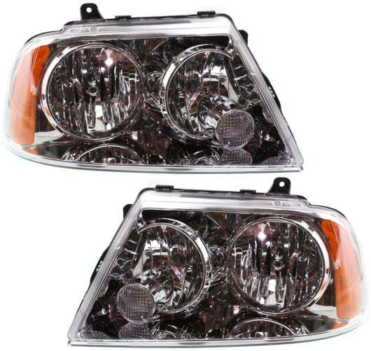 New halogen headlights headlamps rh&lh pair set of 2 autobodykit 04-06 navigator
