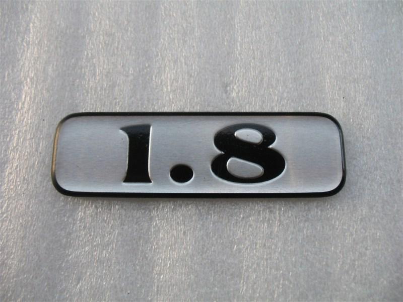 2000 suzuki esteem 1.8 rear trunk chrome emblem logo 00