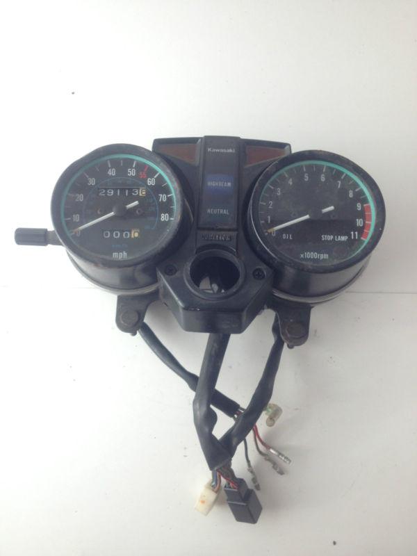 Kz440 kawasaki kz 440 ltd speedometer, tachometer, kawasaki  1981 