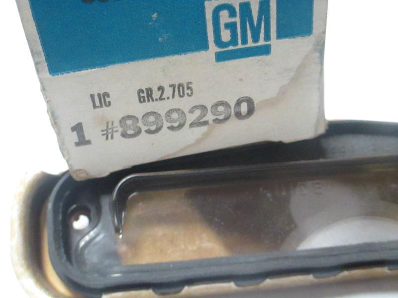 NOS 1960 -1966 Chevy Panel Suburban GMC license plate lamp lens housing rear, US $29.99, image 2