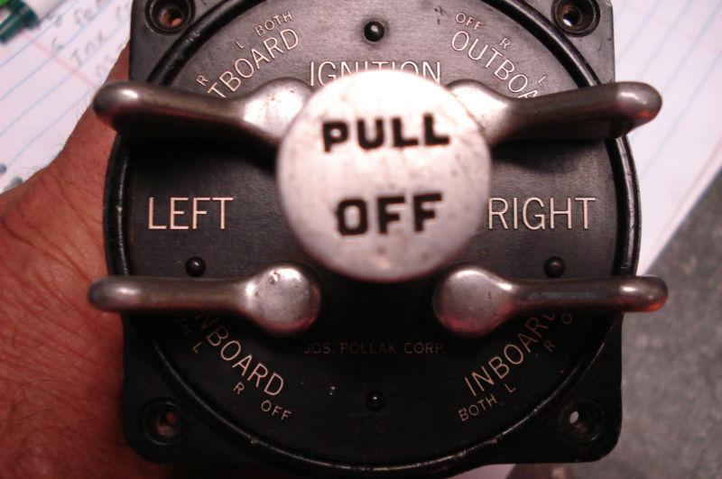 Four engine magneto switch  us navy c-54, c-118, super connie ?  radial engine 