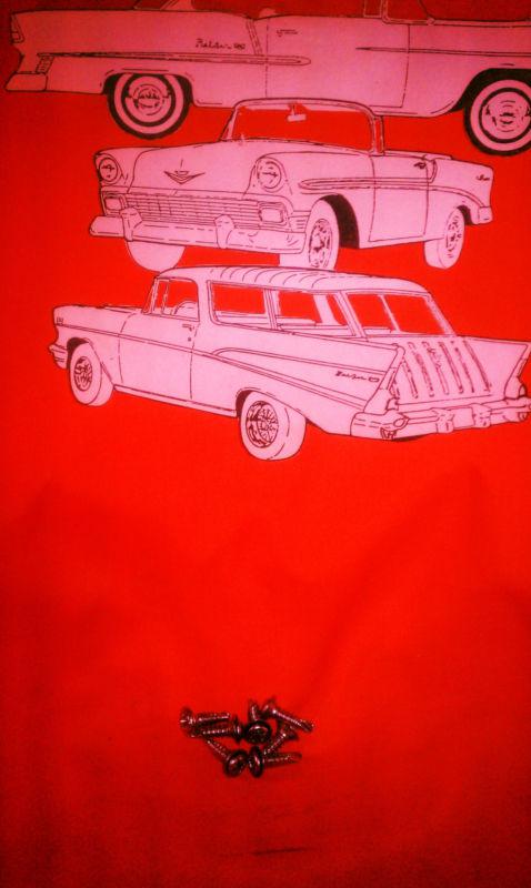 1955 56 57 chevy door panel screw kit belair sedan hardtop wagon nomad 