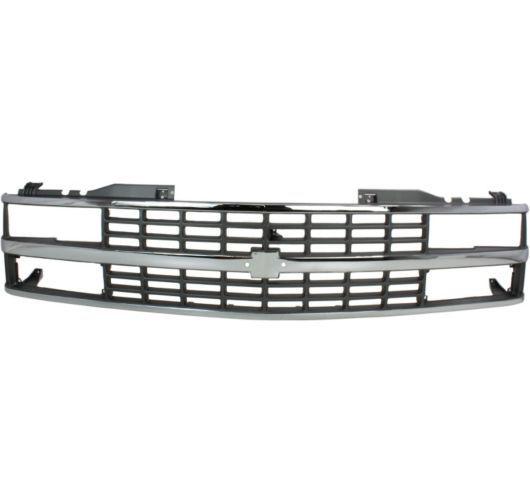 92-93 suburban k5 blazer gray argent grille chrome molding 88-93 c/k 1500 pickup