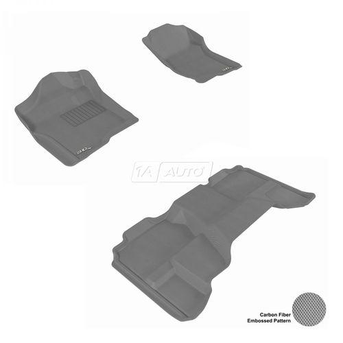 Buy Custom Floor Liner Gray Front Rear Set for 0713 Chevy GMC Truck