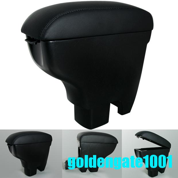 New black leather center console armrest cup hot for 2004-2010 suzuki swift x 1