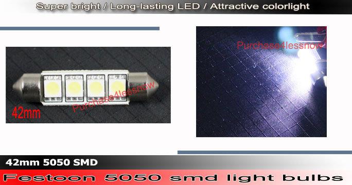 211-2 578 212-2 42mm  white festoon dome bulb  569 578 6413 12844, de4410