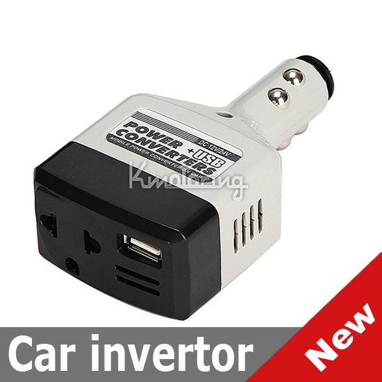 Car power inverter converter charger adapter with usb dc 12v to ac 100v-220v new