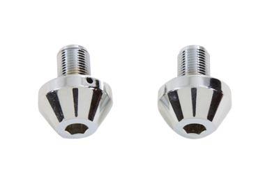 Chrome 41mm taper top socket fork caps for harley-davidsons