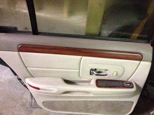 Cadillac deville driver rear door panel 1997 1998 1999