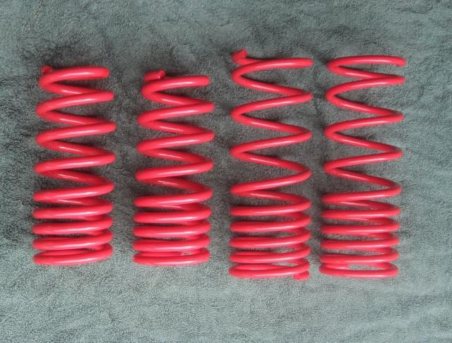 4 new lotek sport lowering springs 86-92 toyota supra