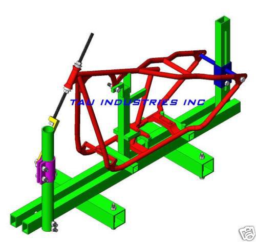 Custom chopper rigid frame welding jig plans blueprints