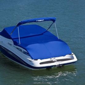 Yamaha 242 limited s ar240 series boat taupe cockpit cover with snaps 10-12 13