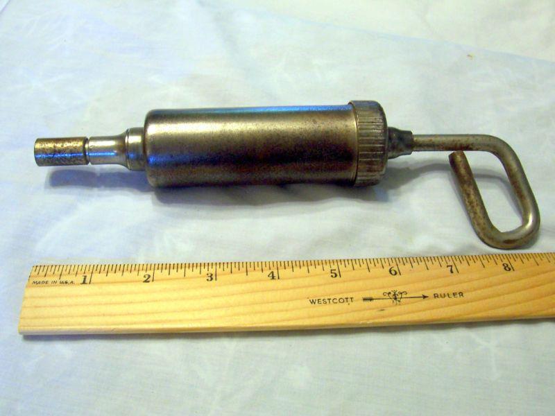 Buy ANTIQUE GREASE GUN, ALEMITE LUBRICATOR FOR MODEL A FORD, ORIGINAL, WORKS WELL in North