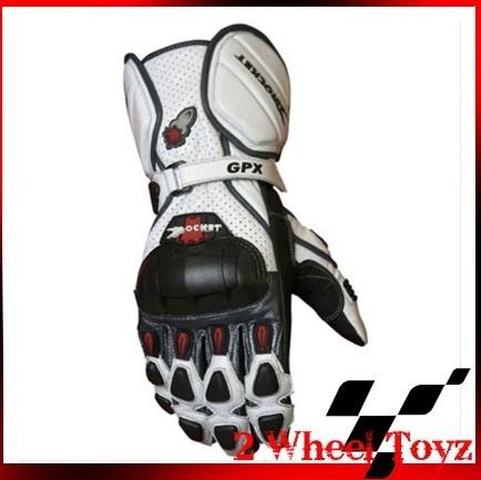 Joe rocket gpx 2.0 white/gun metal/black motorcycle gloves size large