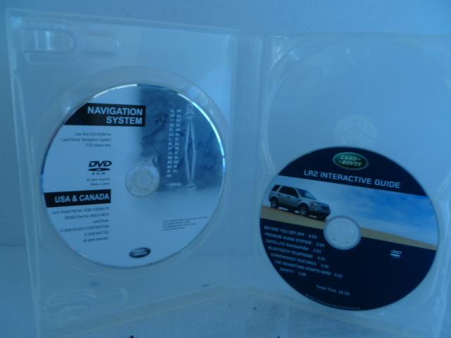 2008 land rover lr2 dvds interactive guide and navigation system