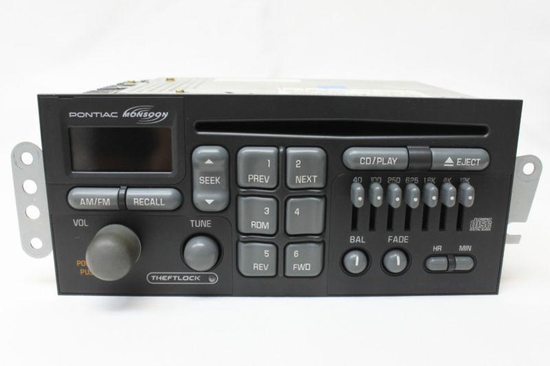 93-02 firebird/trans am monsoon cd player used oem 09390782