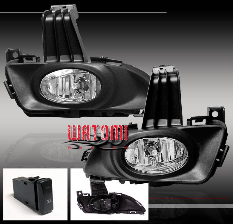 Buy 04 05 06 MAZDA 3 MAZDA3 4DR JDM OEM ST CLEAR FOG LIGHTS in