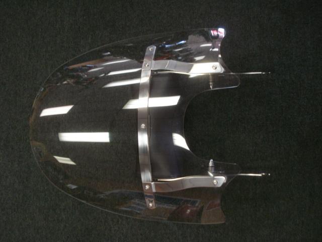 Harley-davidson sportster custom dyna  quick release windshield