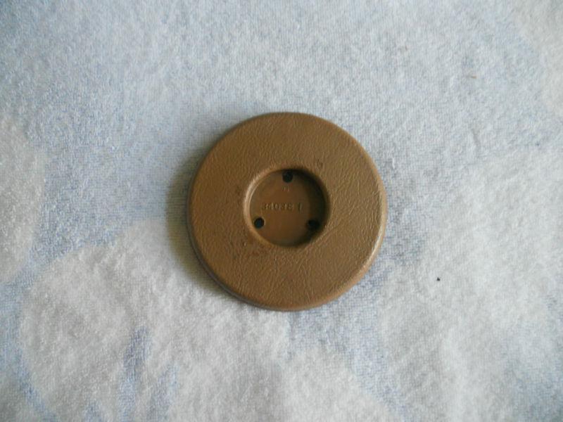 1970-1981 camaro horn button, steering wheel center cap, camel tan.
