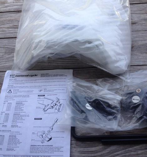 New** motorcycle windshield national cycle deflector n2590-01 clear