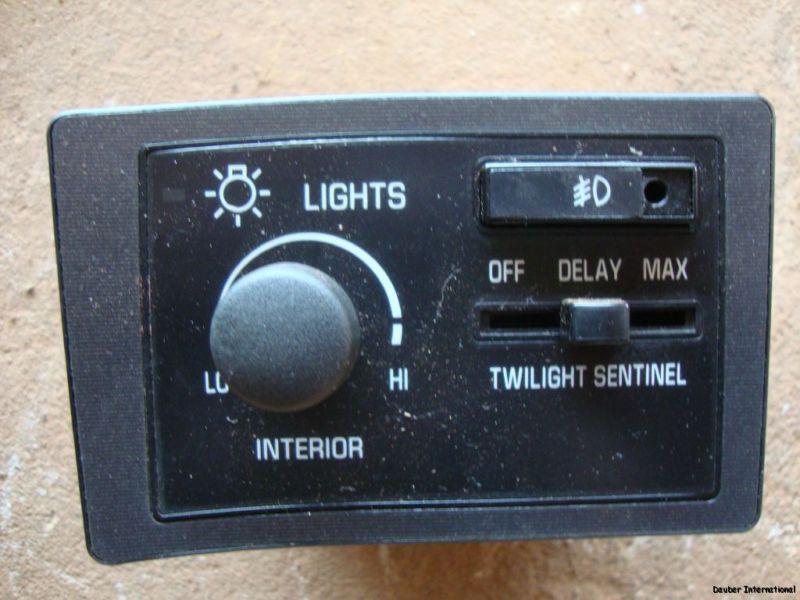 92 93 94 95 cadillac seville headlight switch control w/ fog