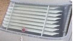 1947-54 truck - 6 blade blinds for rear window 32-1/2" length