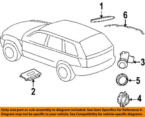 Jeep oem 5hx08s3xab electrical-park sensor