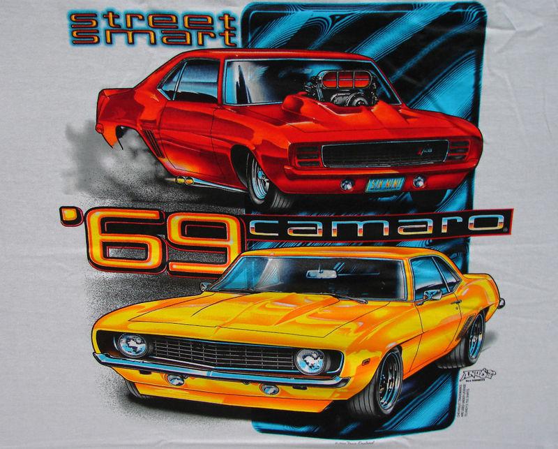  '69 camaro t-shirt lg chevy